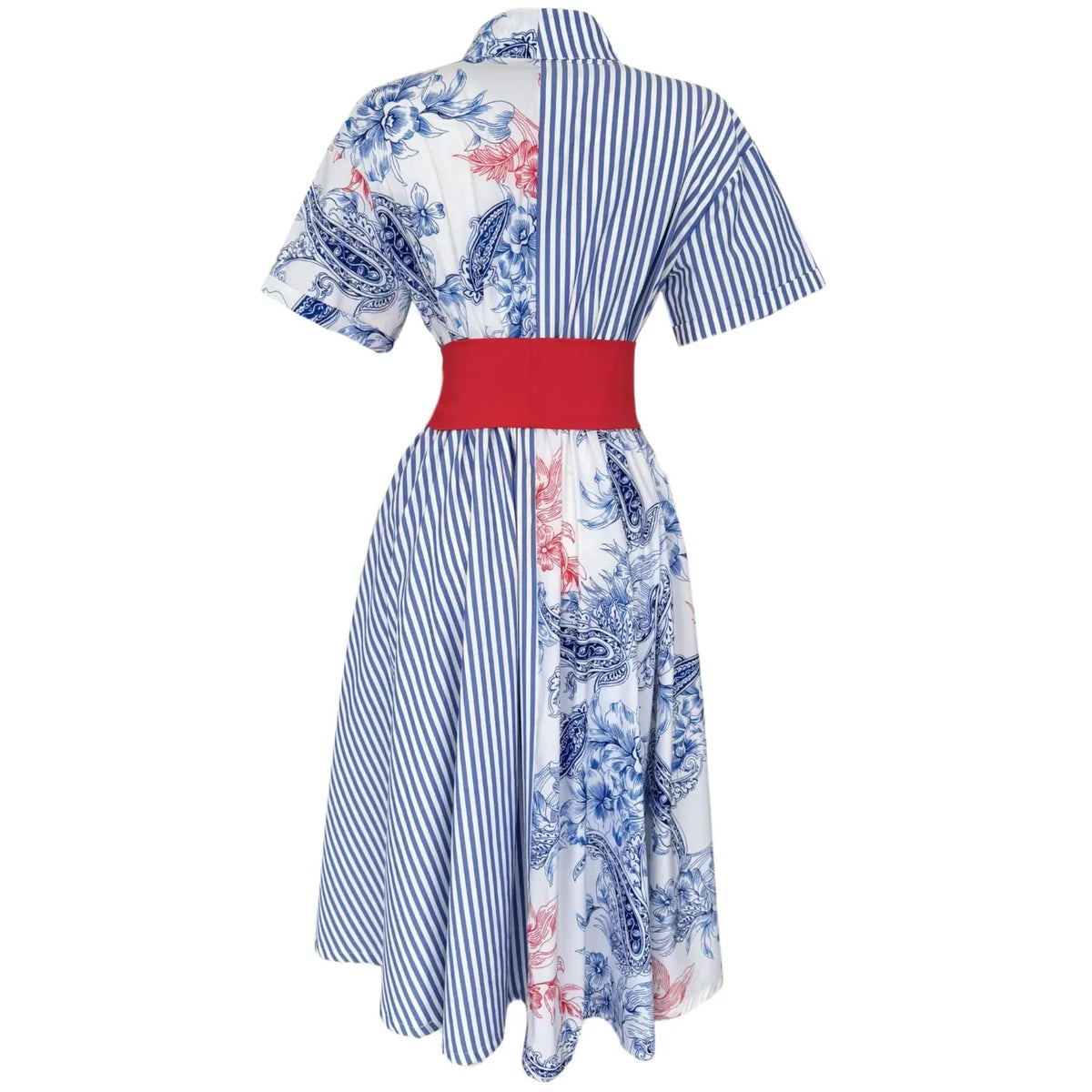 floral tapestry shirt dress, image 4