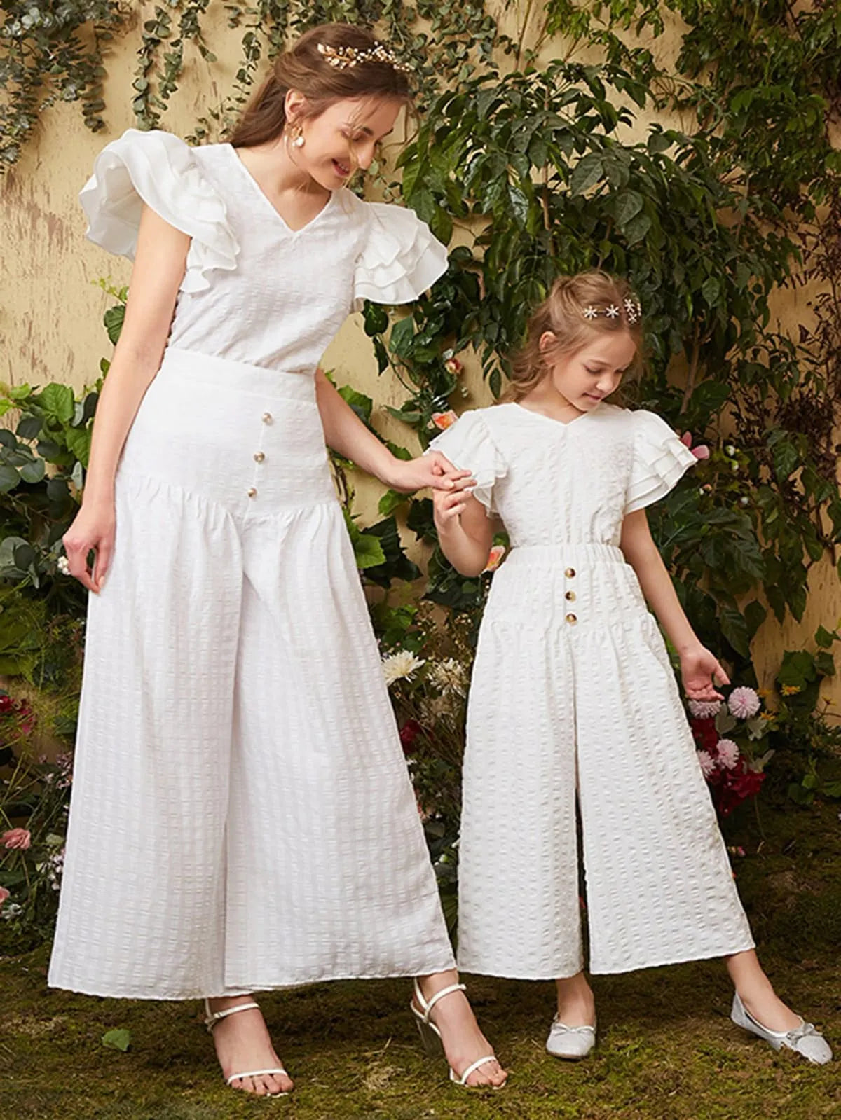 forever bond ruffle jumpsuit, image 1