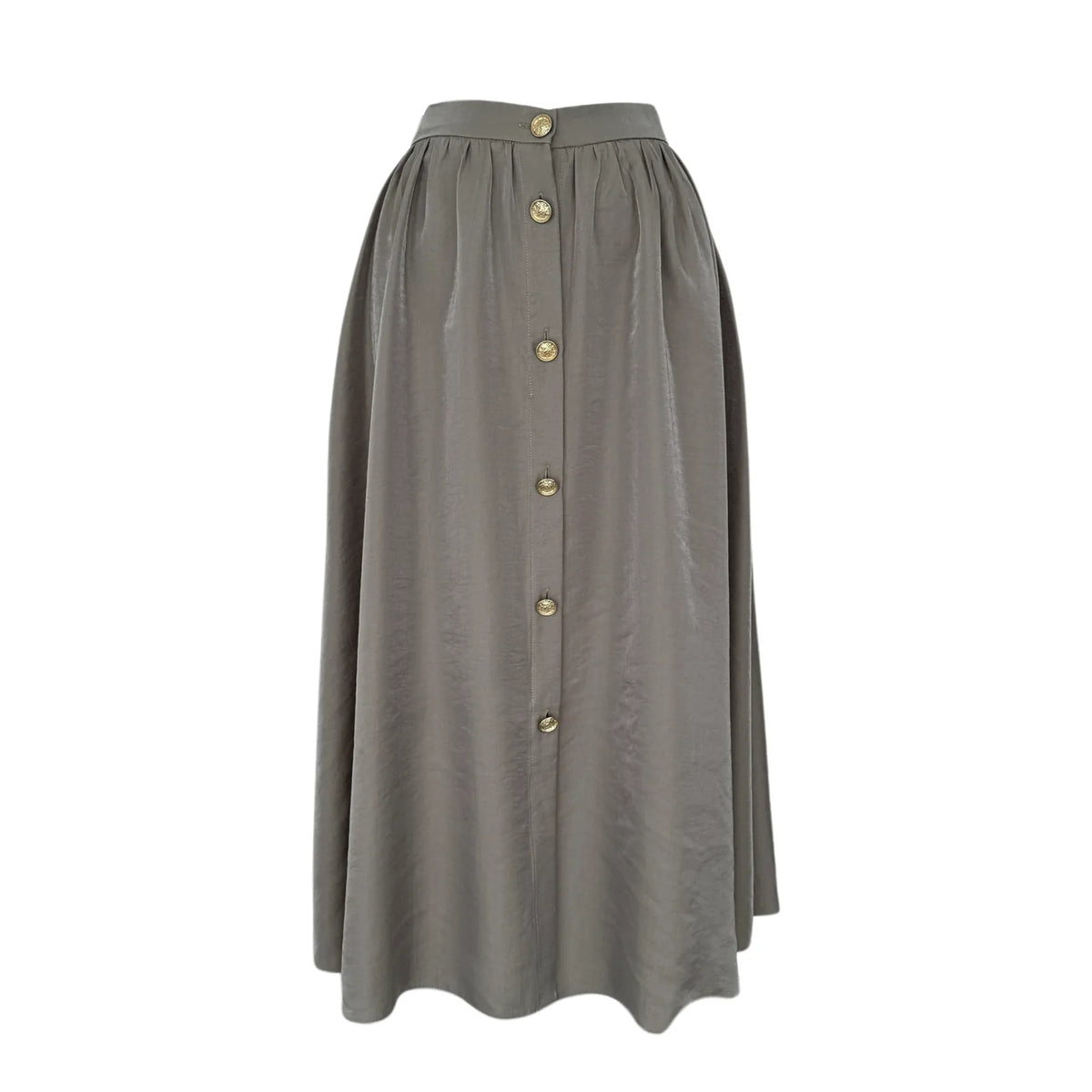 gold button detailed tencel set, image 10