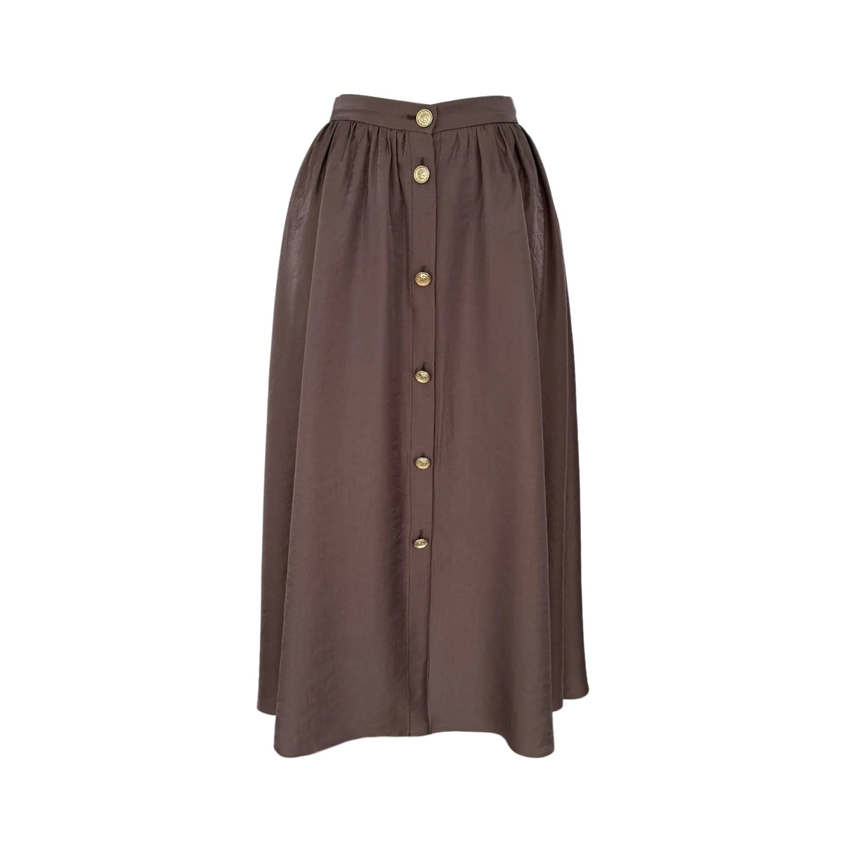gold button detailed tencel set, image 9