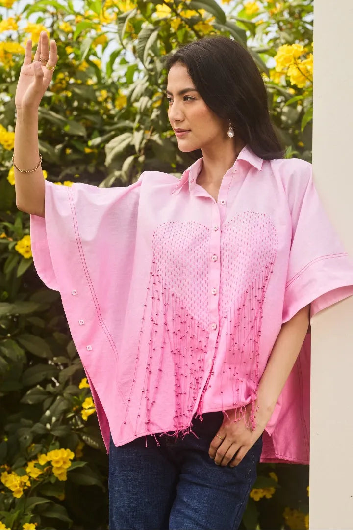 heartstrings ombre cape, image 3