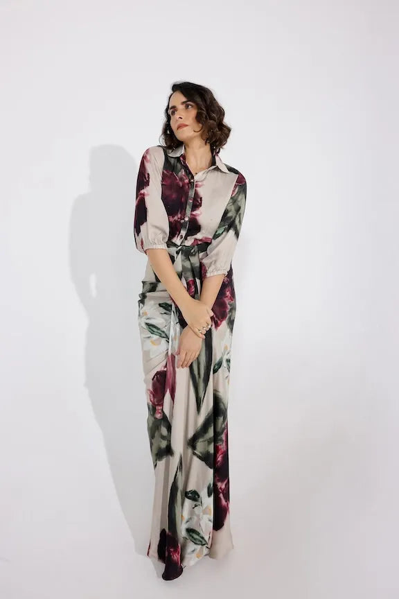 ivy gardenia shirt with skirt, image 2