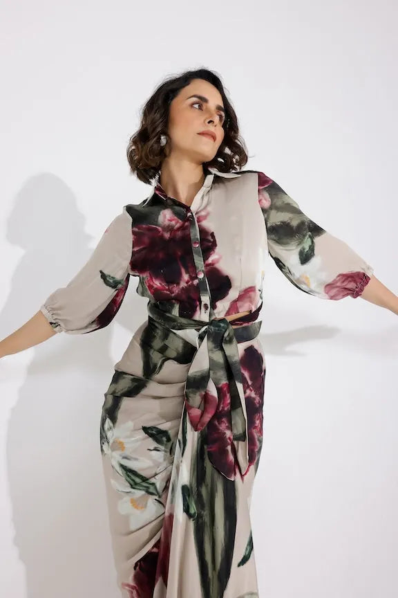 ivy gardenia shirt with skirt, image 5