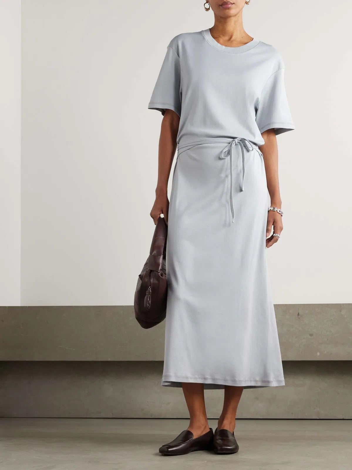 jersey midi dress, image 3