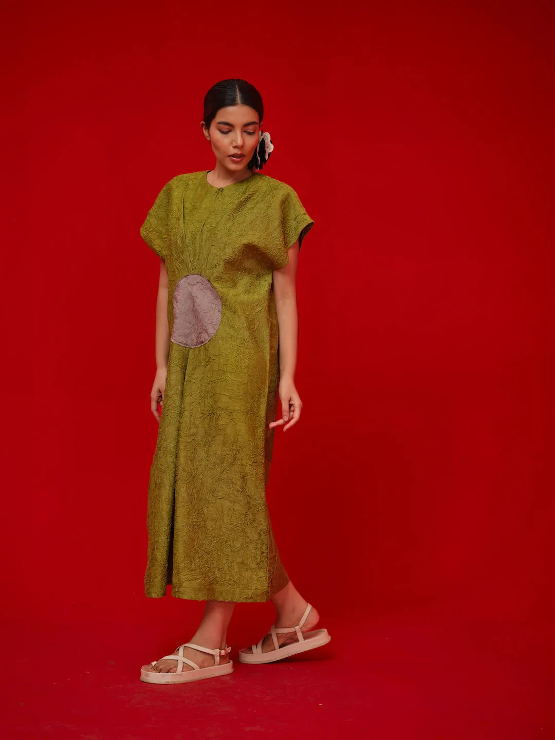 lane dress | green, image 3