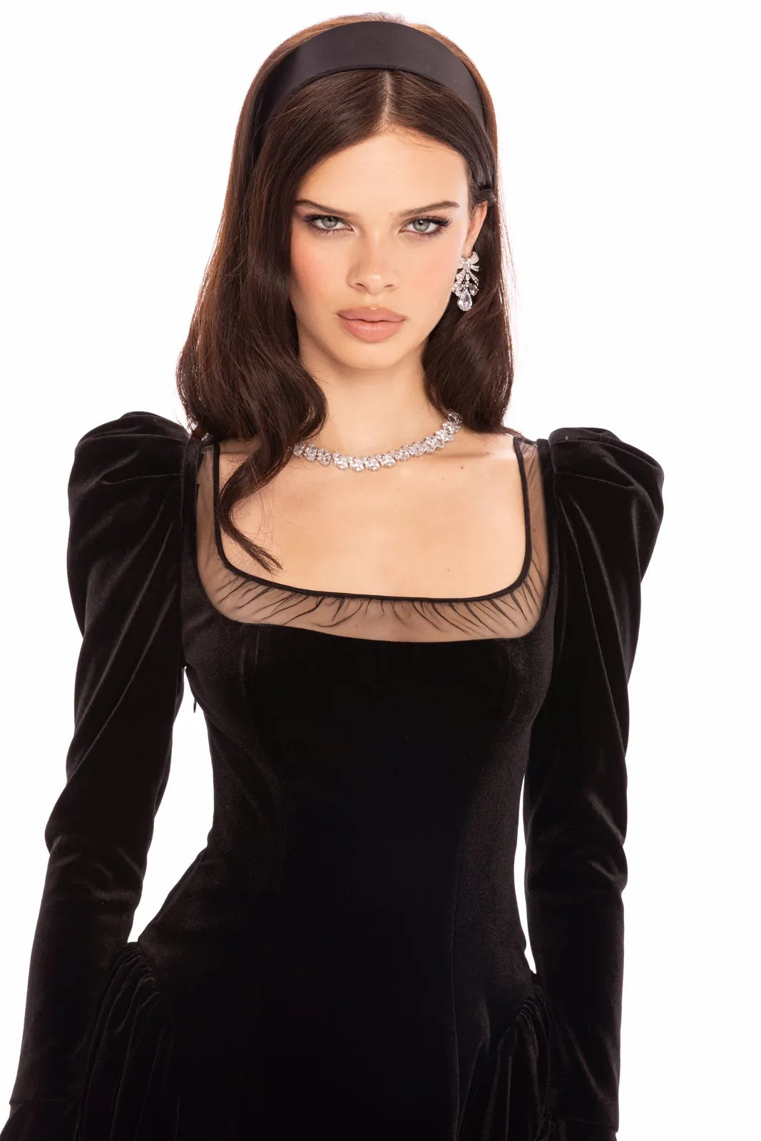 leonora velvet mini dress — image 3