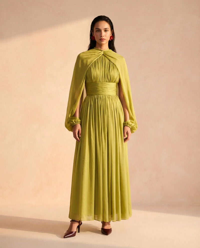 Lime Flow Dress