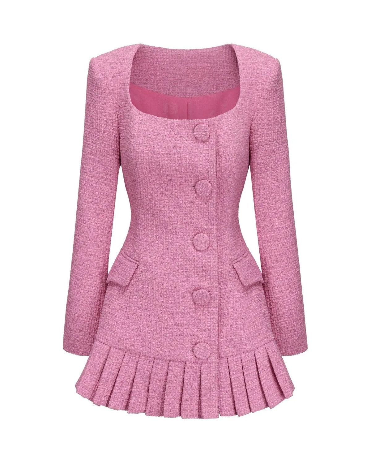 lucille tweed dress, image 2