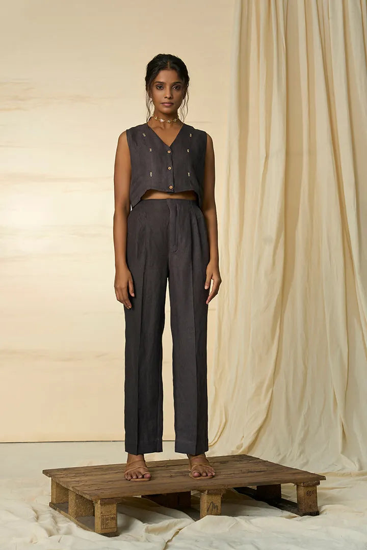 mahogany hemp vest, image 4
