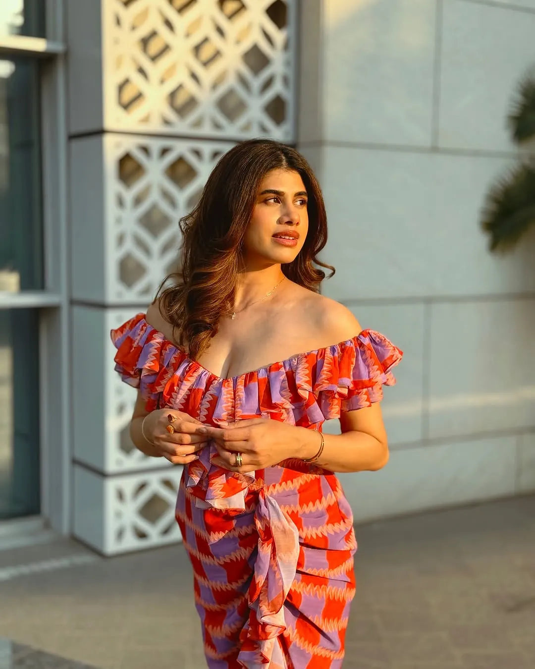malvika sitlani in frill fantasy, image 1