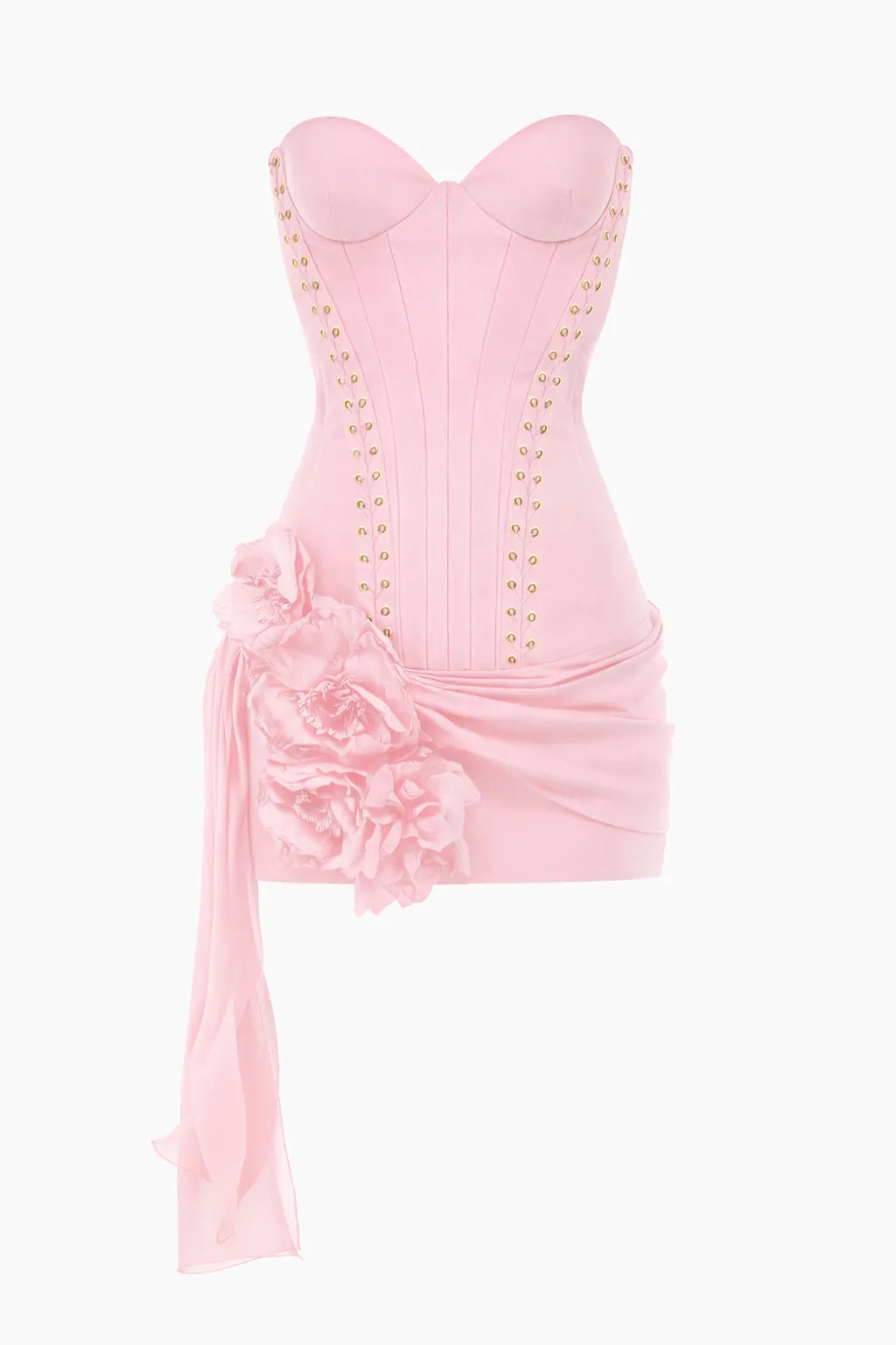 midnight corset bloom dress, image 2