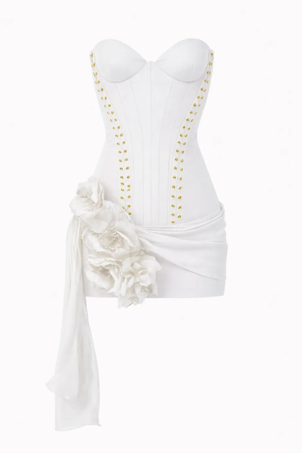 midnight corset bloom dress, image 3