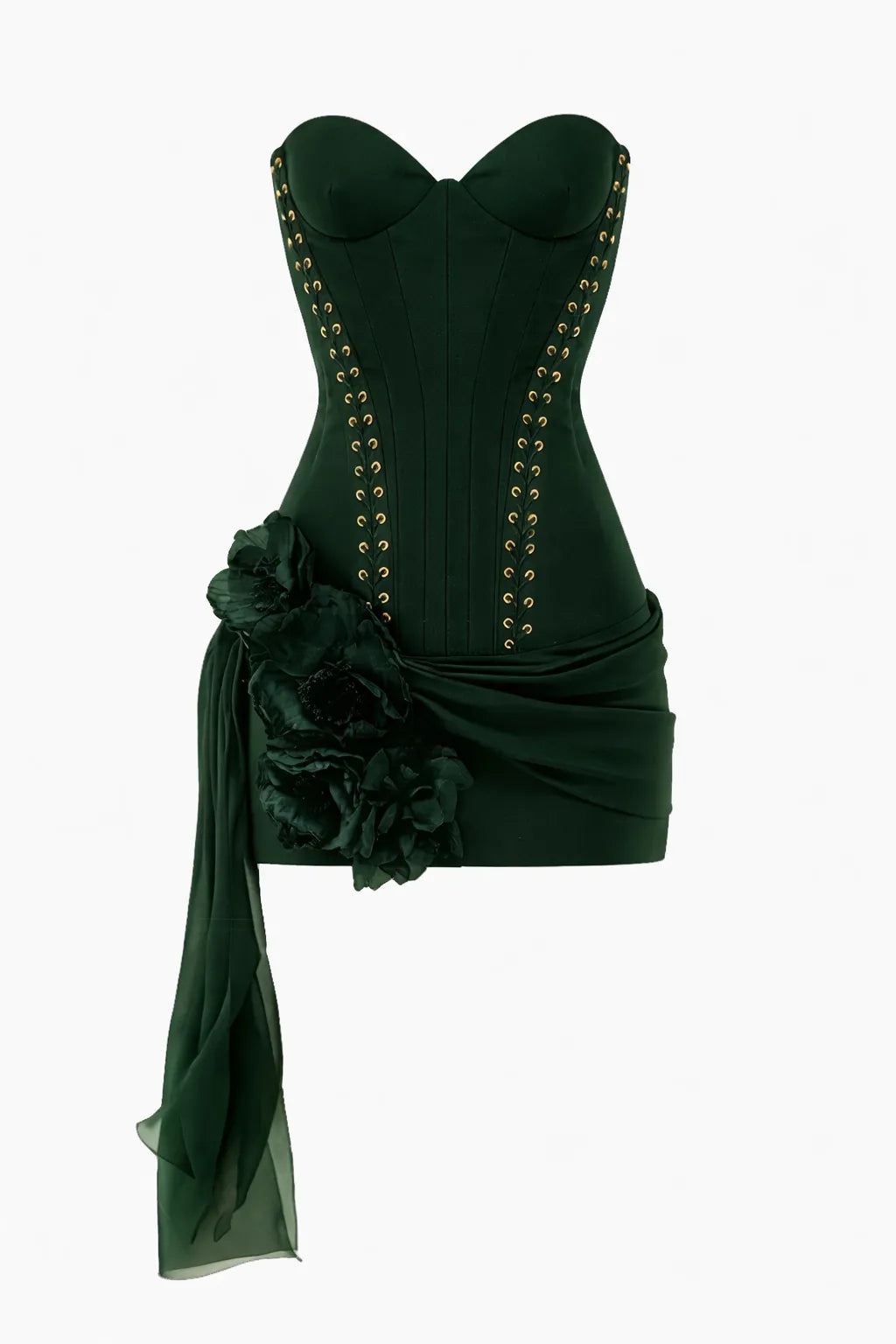 midnight corset bloom dress, image 5