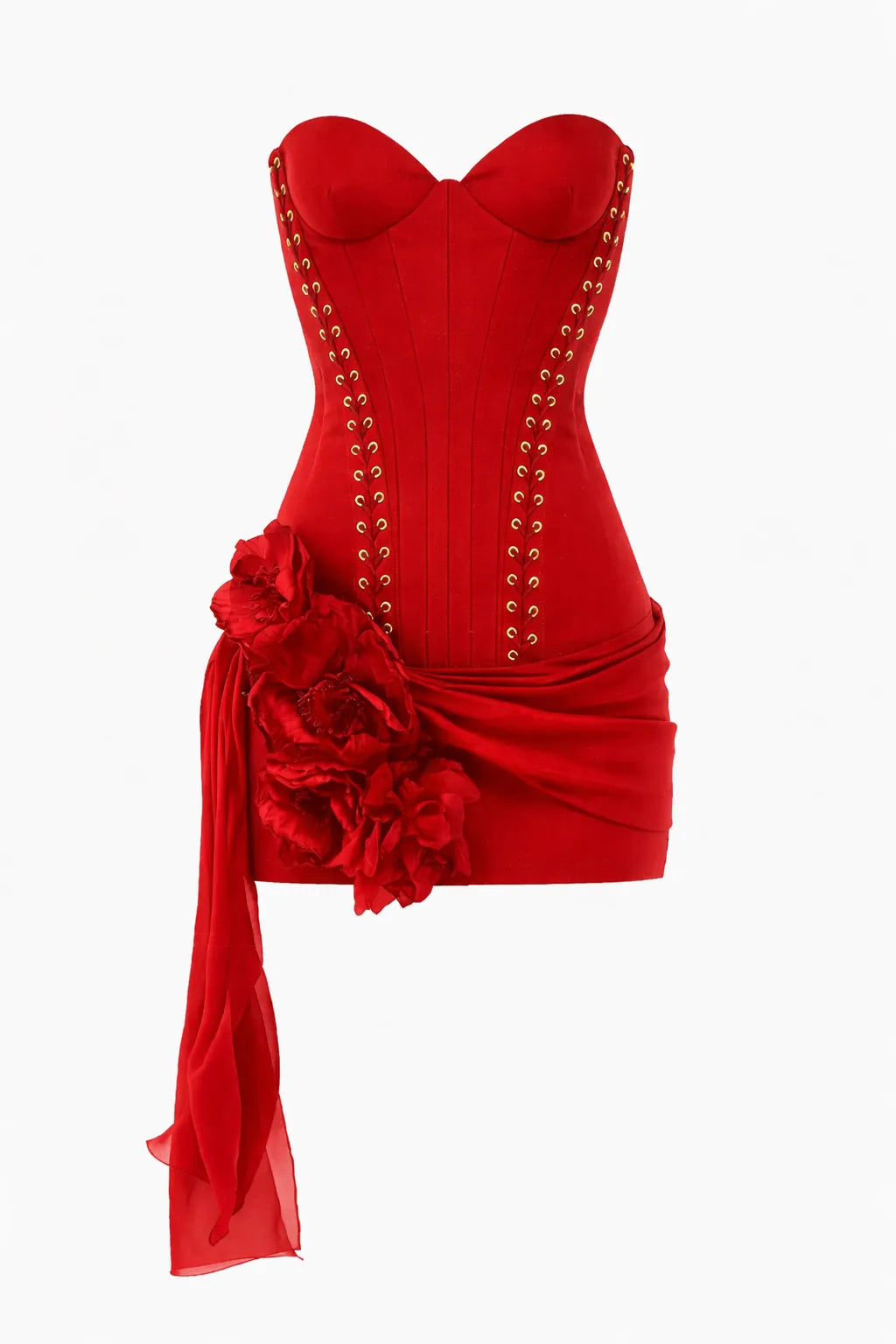 midnight corset bloom dress, image 7