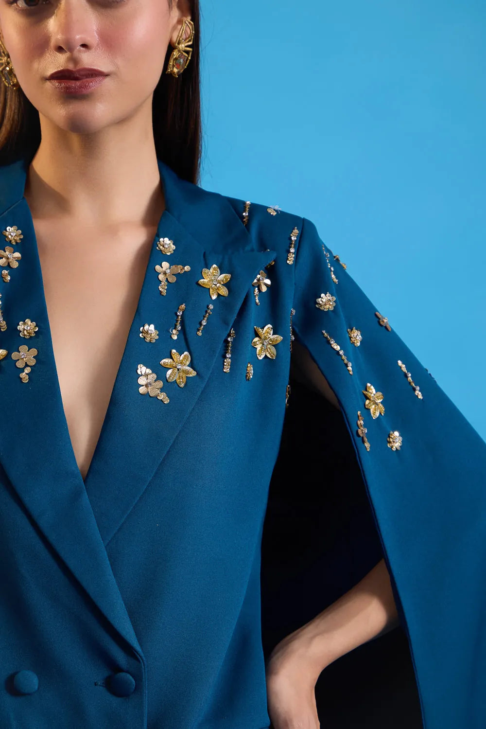 gilded blazer dress, image 2