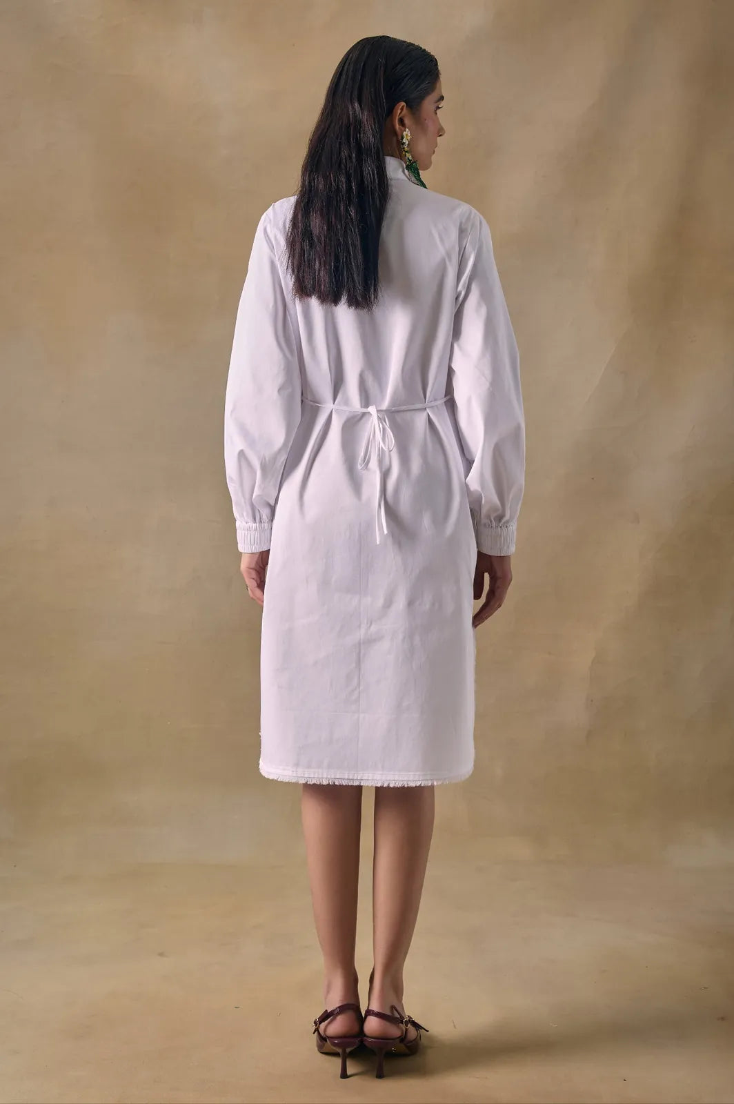 mirage palm shirt dress, image 4