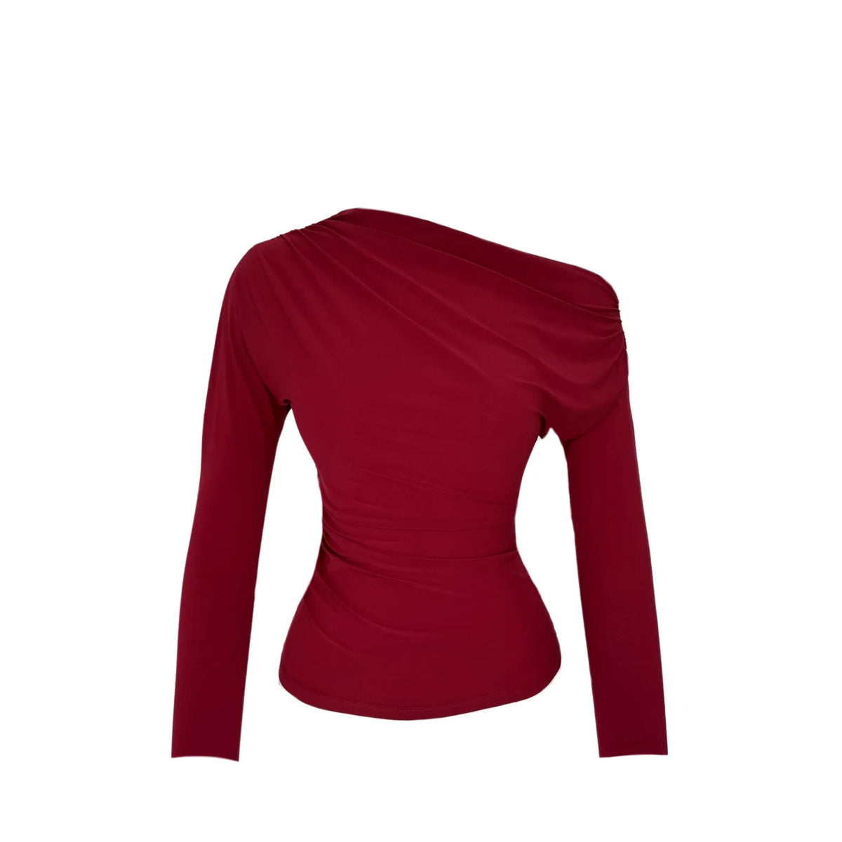 mocha muse collar draped top, image 3