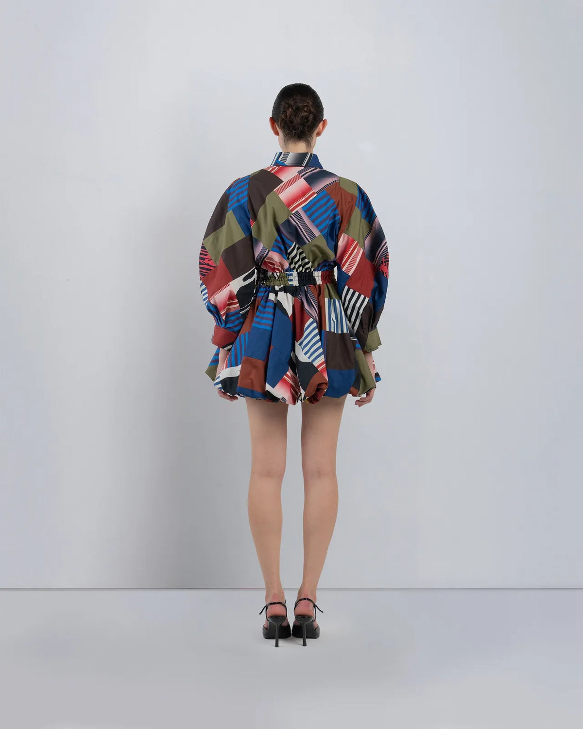 mosaic bubble hem dress, image 6