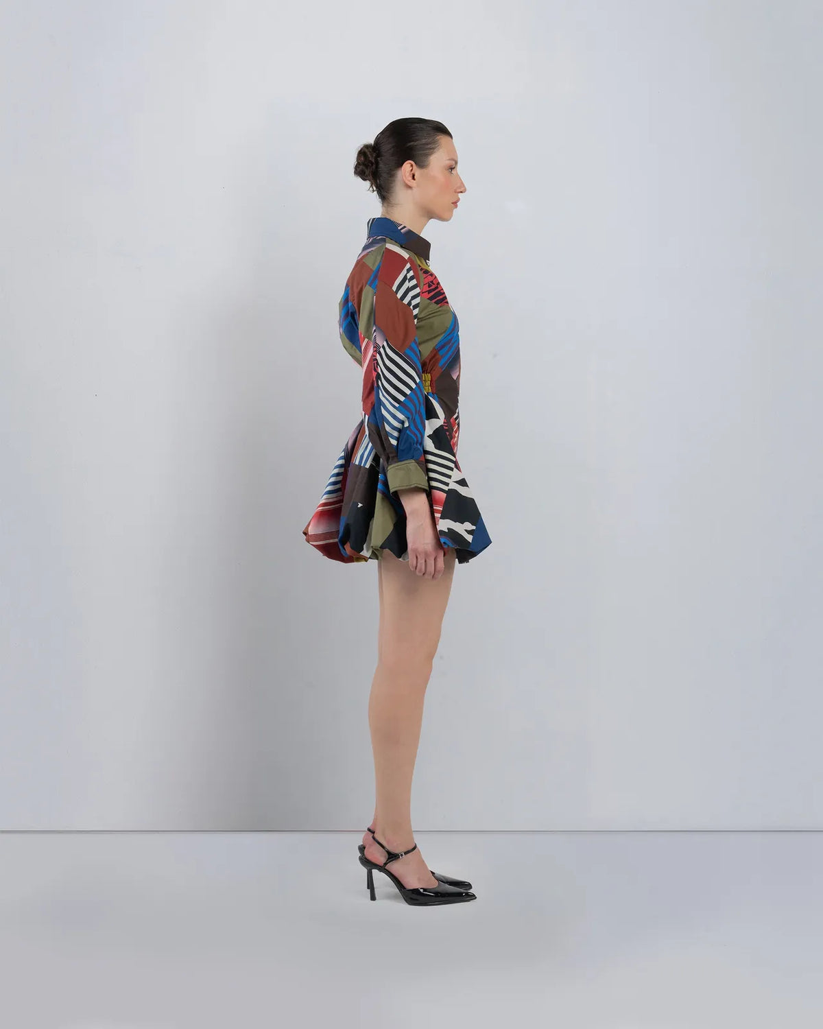 mosaic bubble hem dress, image 8