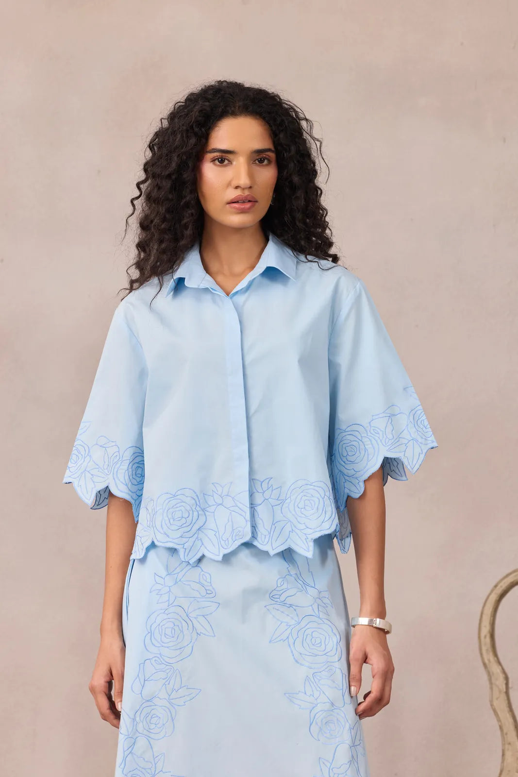nadia crop shirt, image 1