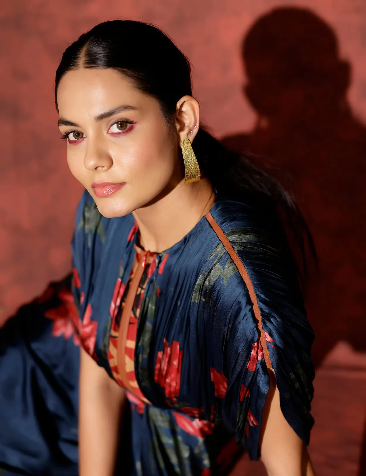 neelam kaftan gown with front zipper, image 7