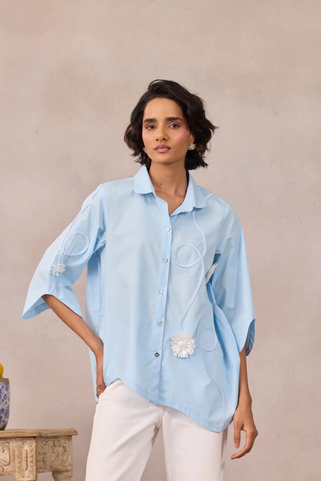 olive applique shirt, image 10