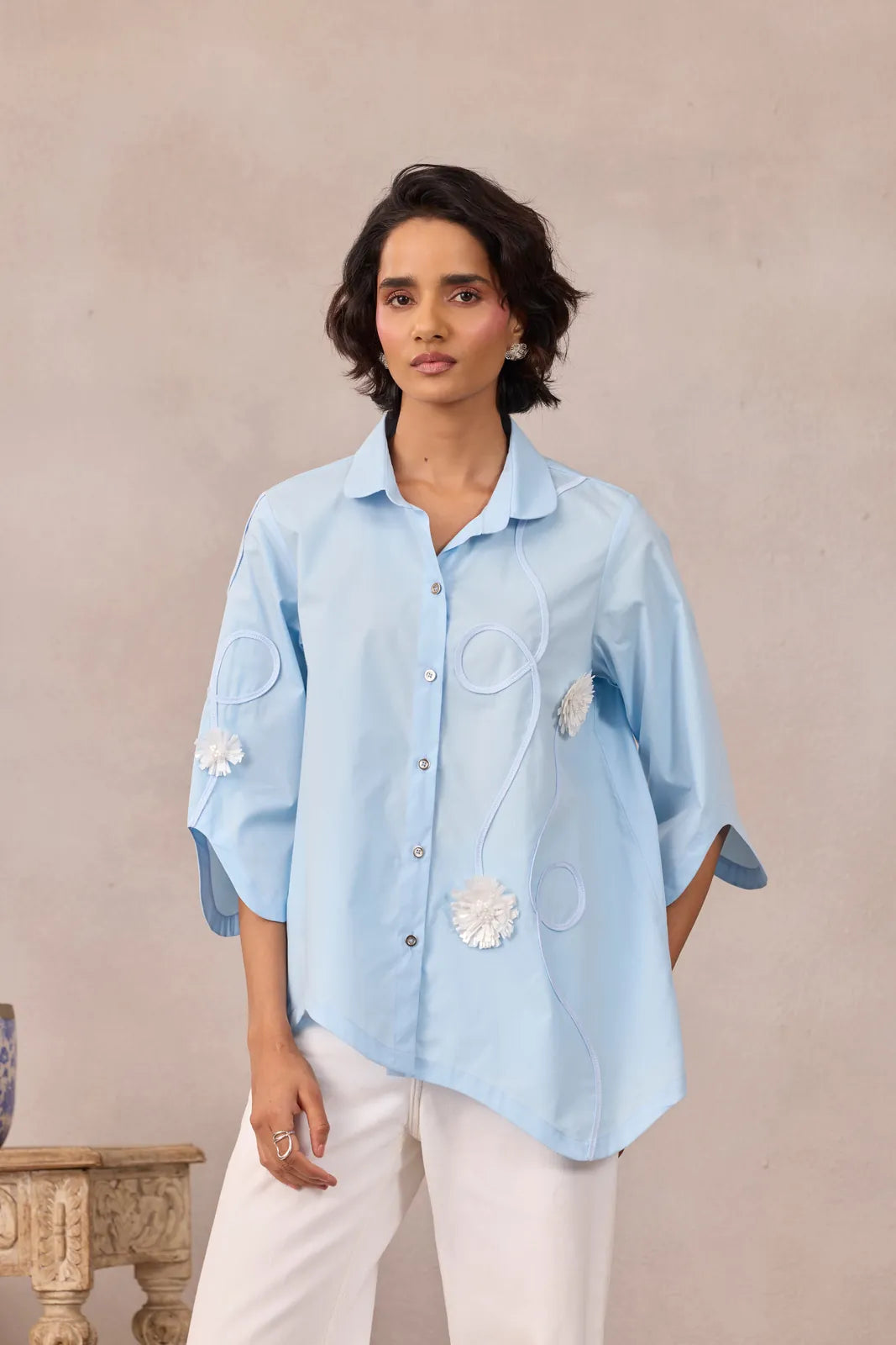 olive applique shirt, image 12