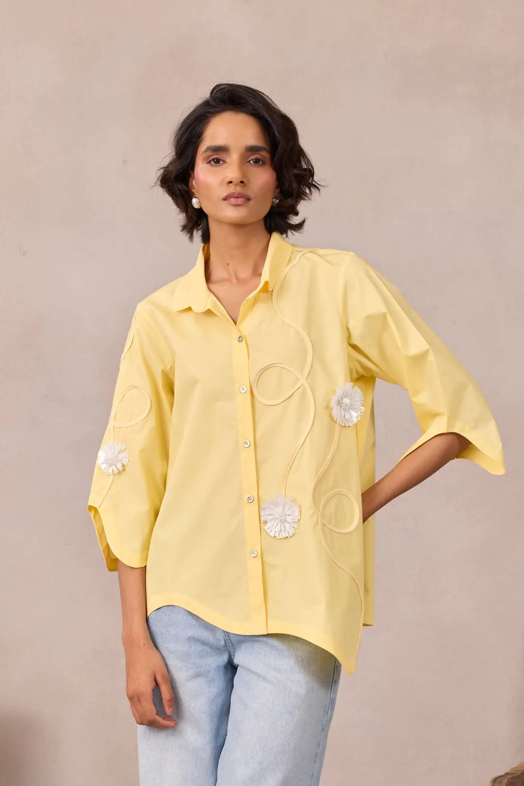 olive applique shirt, image 22