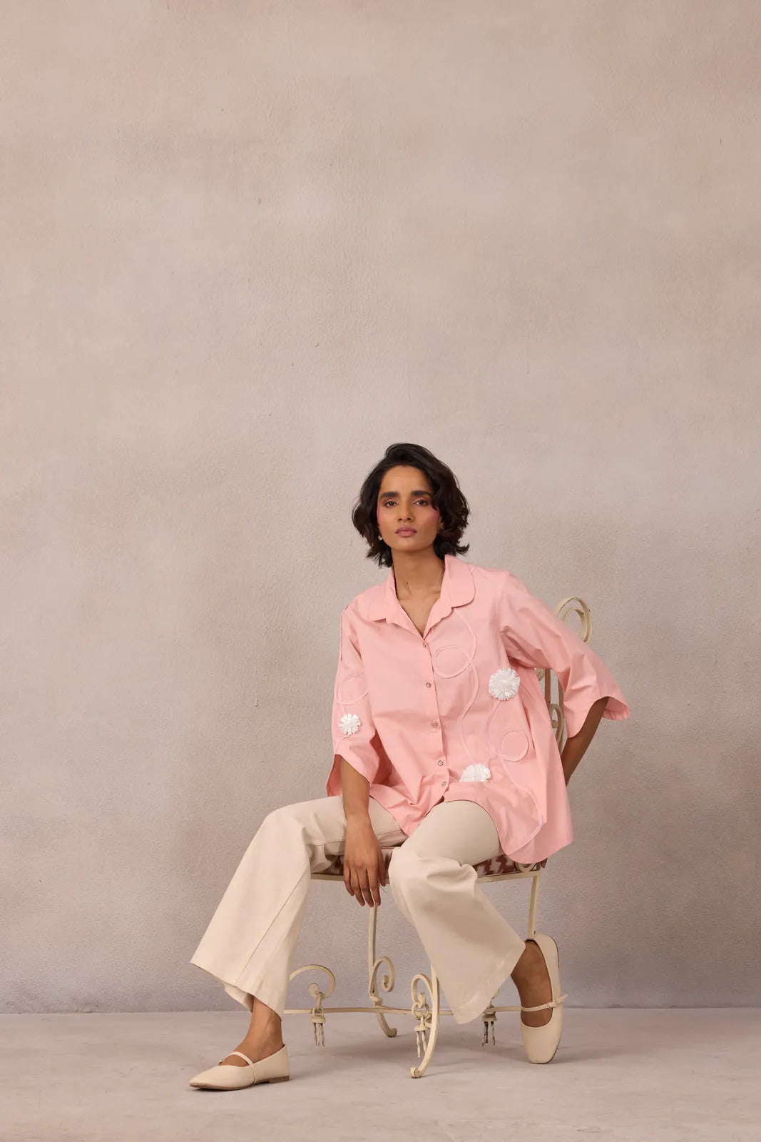 olive applique shirt, image 5
