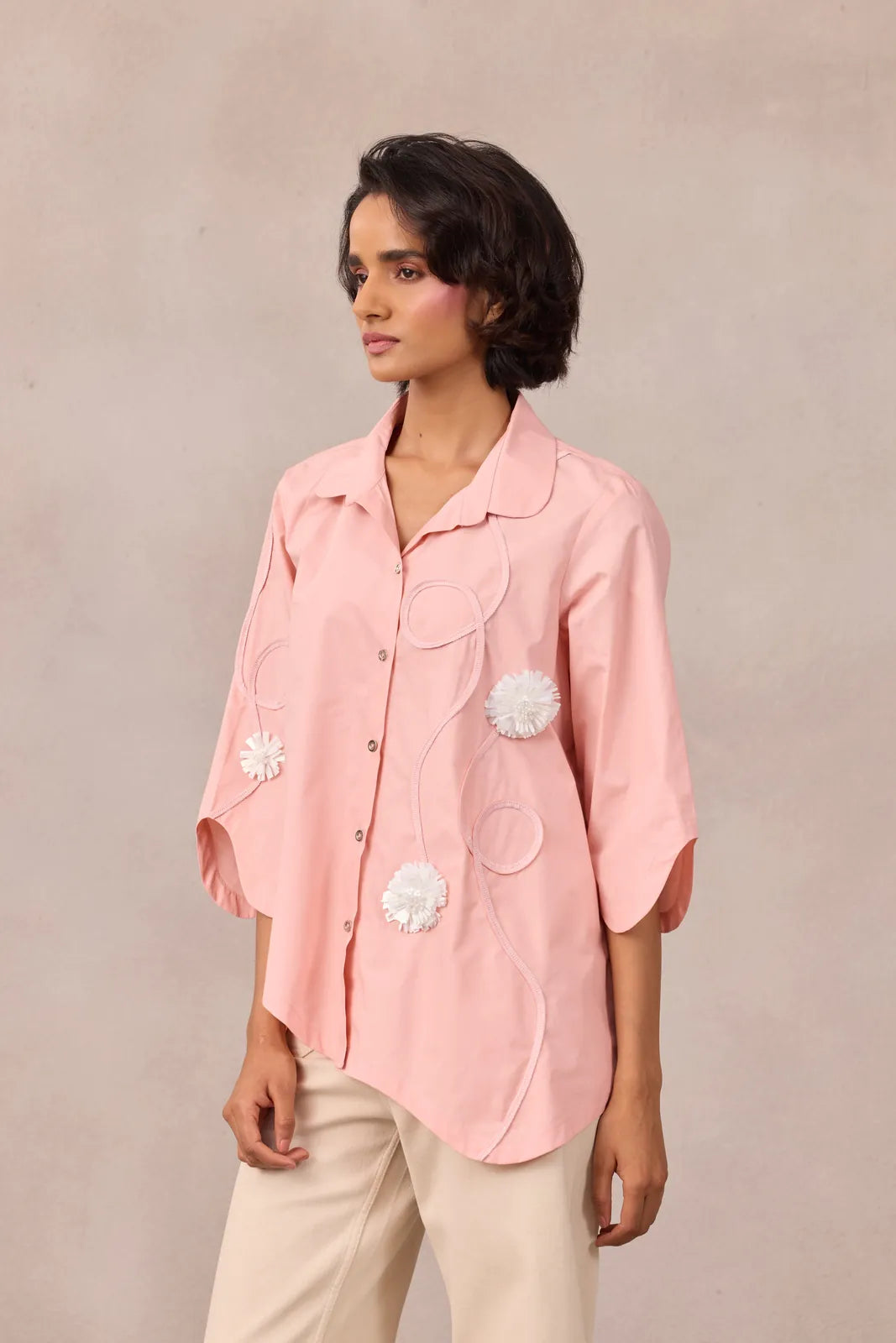 olive applique shirt, image 6