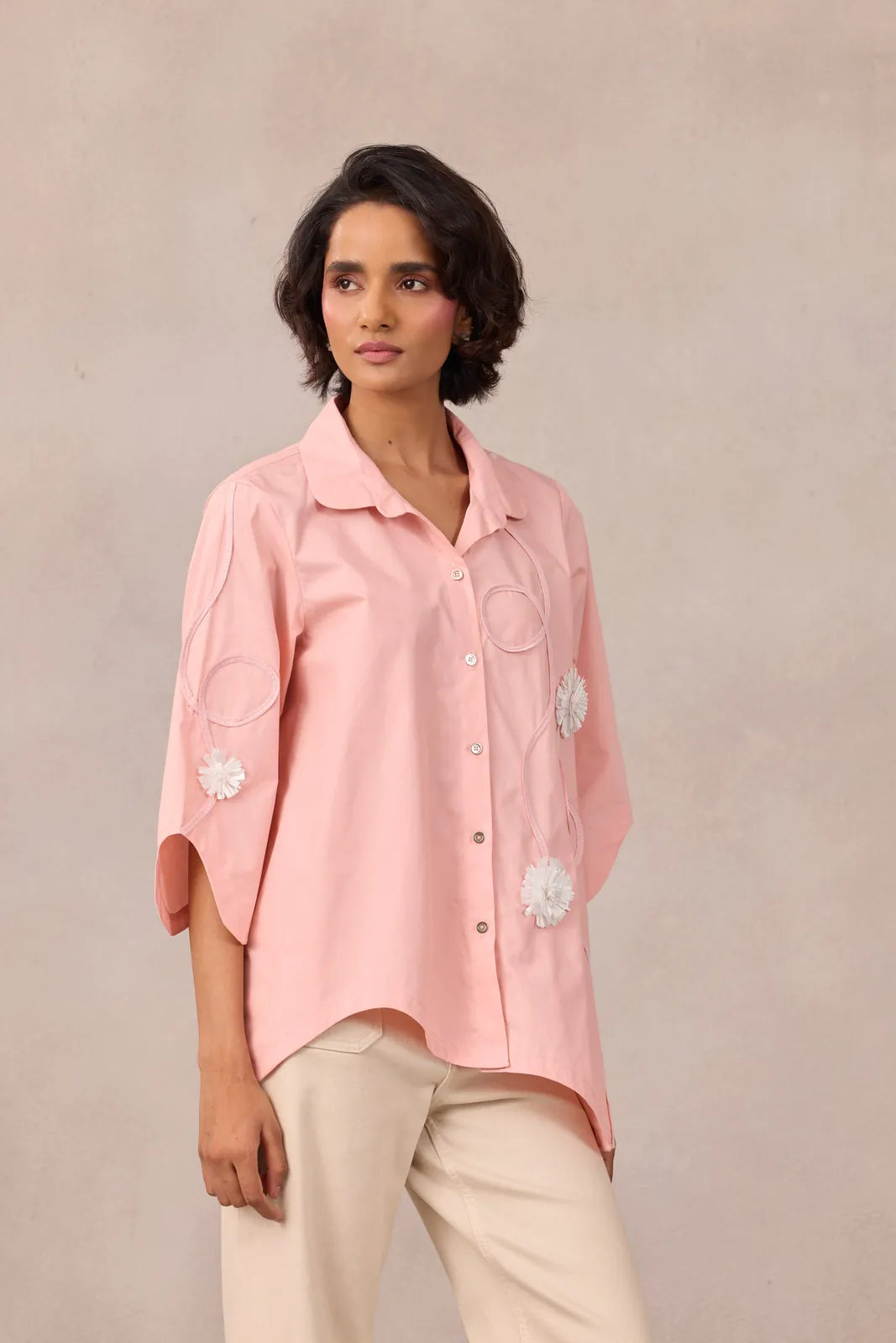 olive applique shirt, image 7