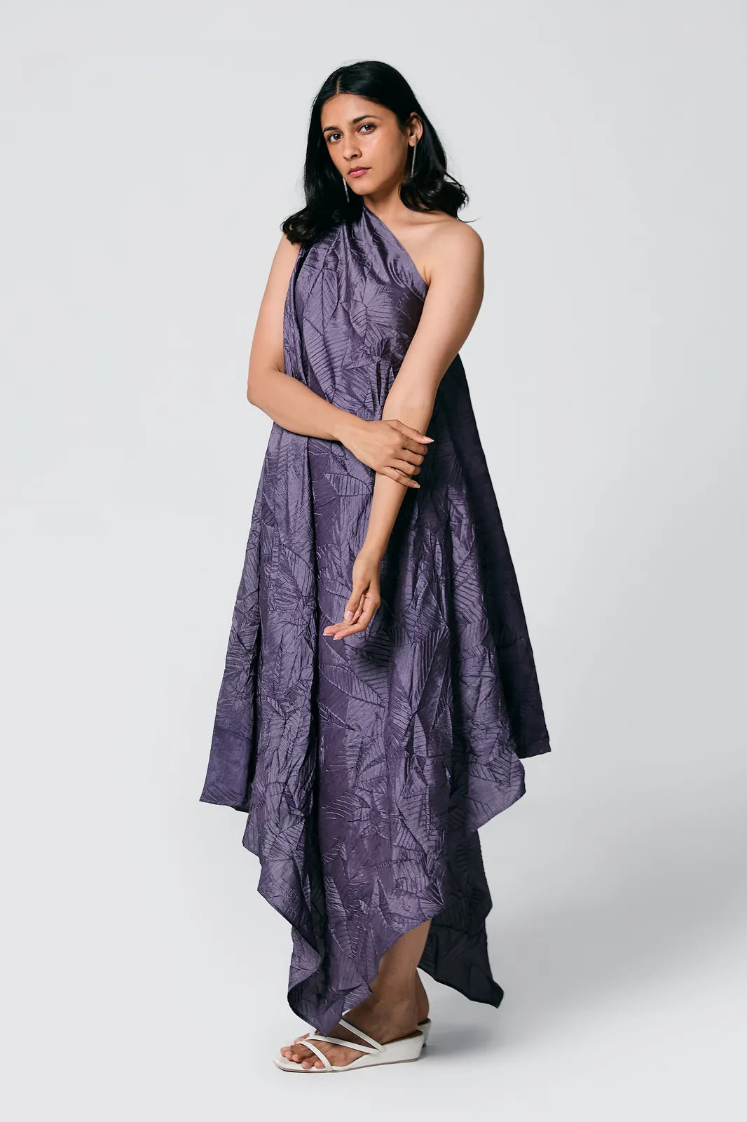 one shoulder dress, image 2
