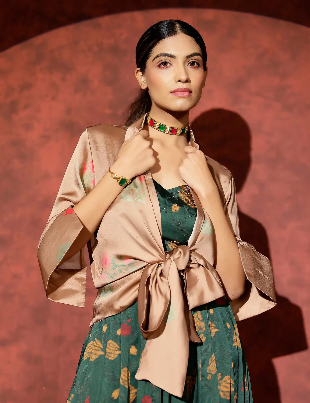 panna skirt set paired with sona shirt, image 8
