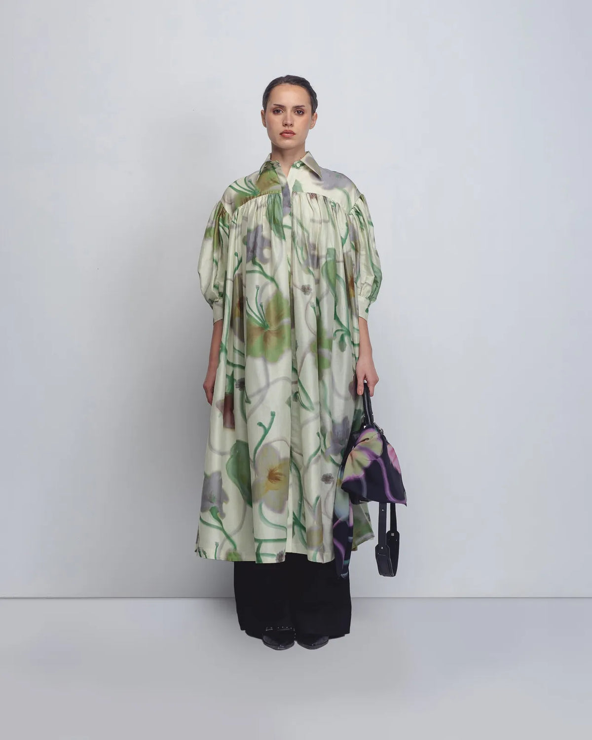paron print drop shirt dress, image 1