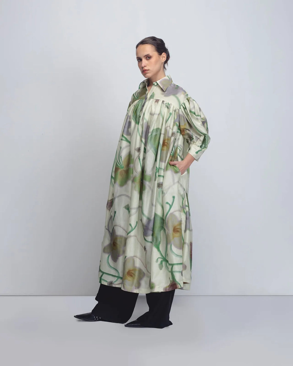 paron print drop shirt dress, image 5