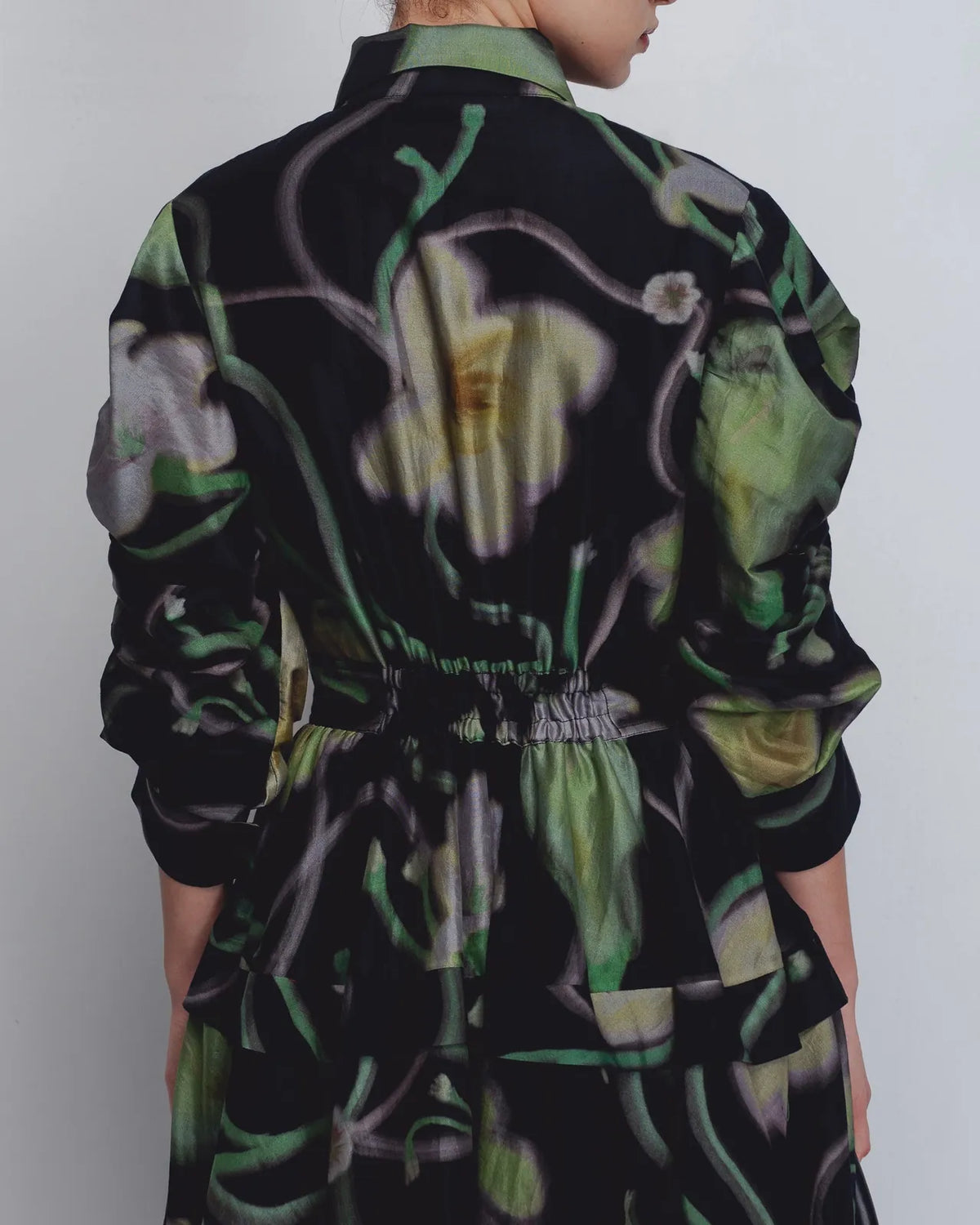 paron print pleated dress, image 8