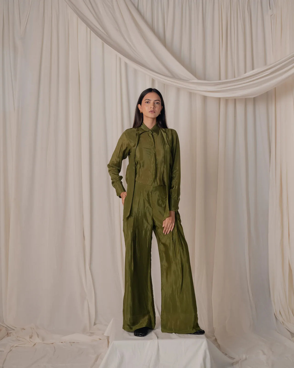 pleated shirt co-ord, image 26