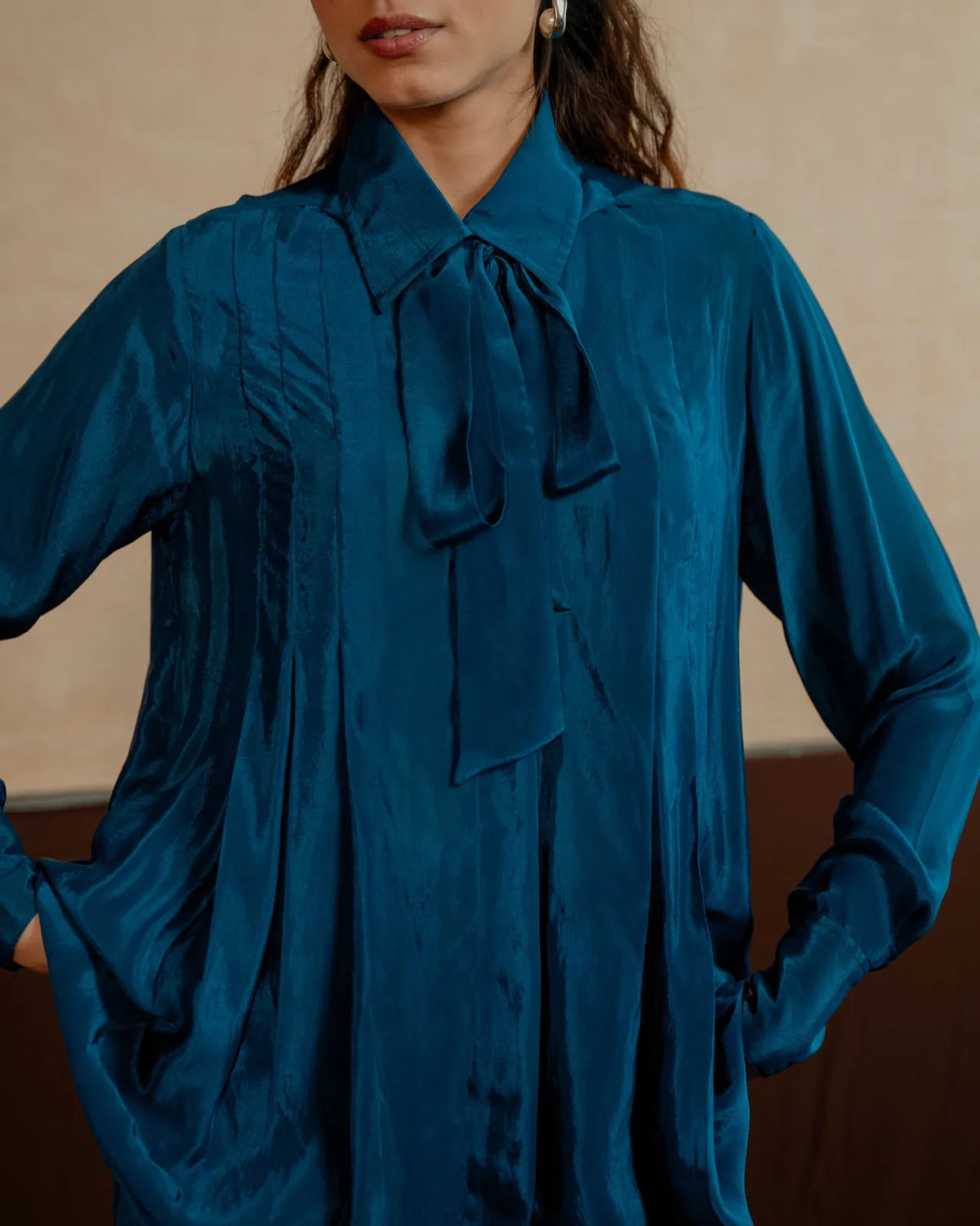 pleated shirt co-ord, image 3