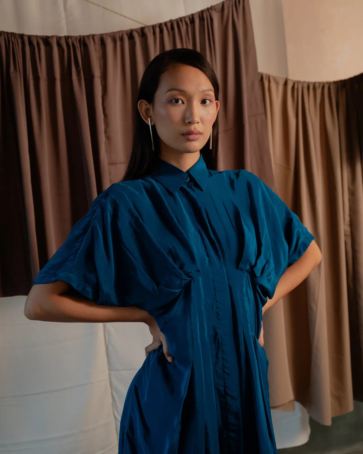 pleated shirt dress, image 21