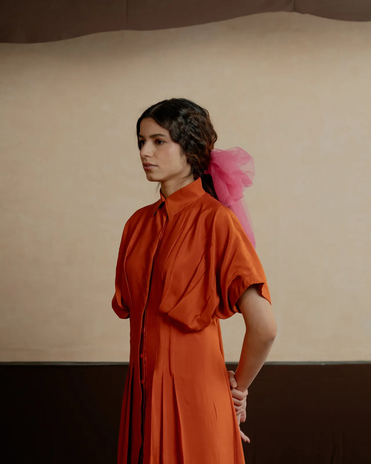 pleated shirt dress, image 9