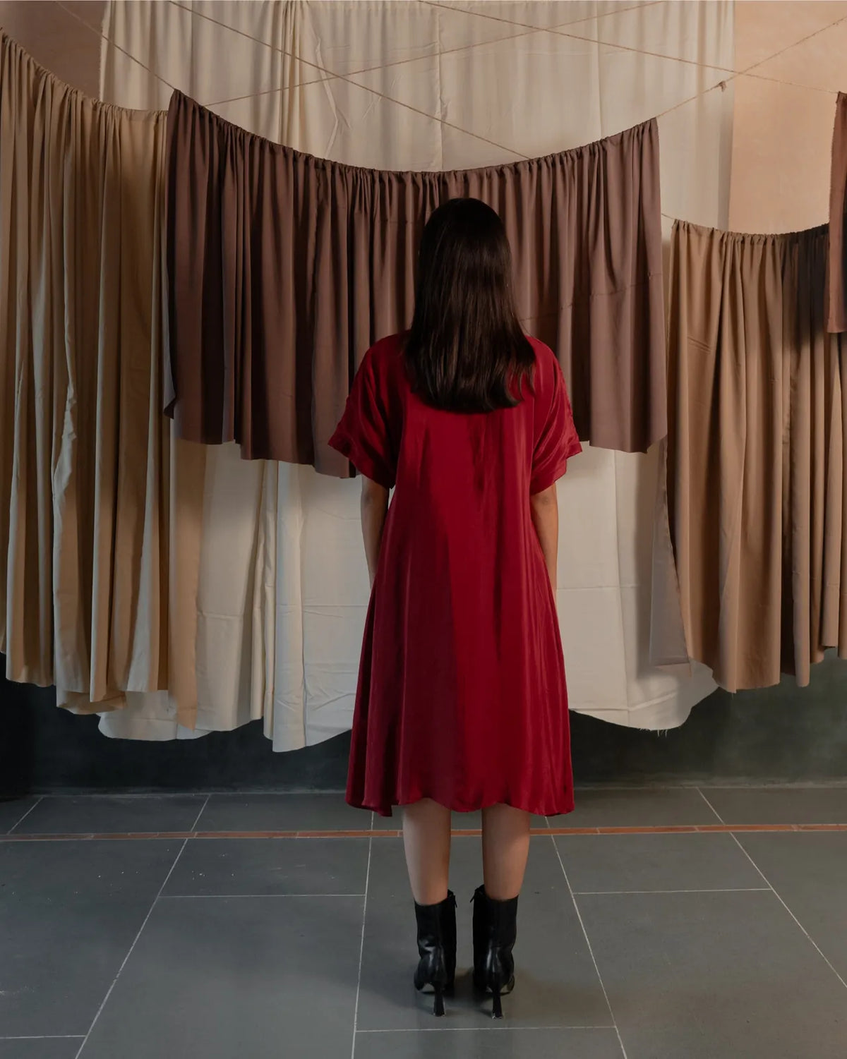 pleated shirt dress, image 17