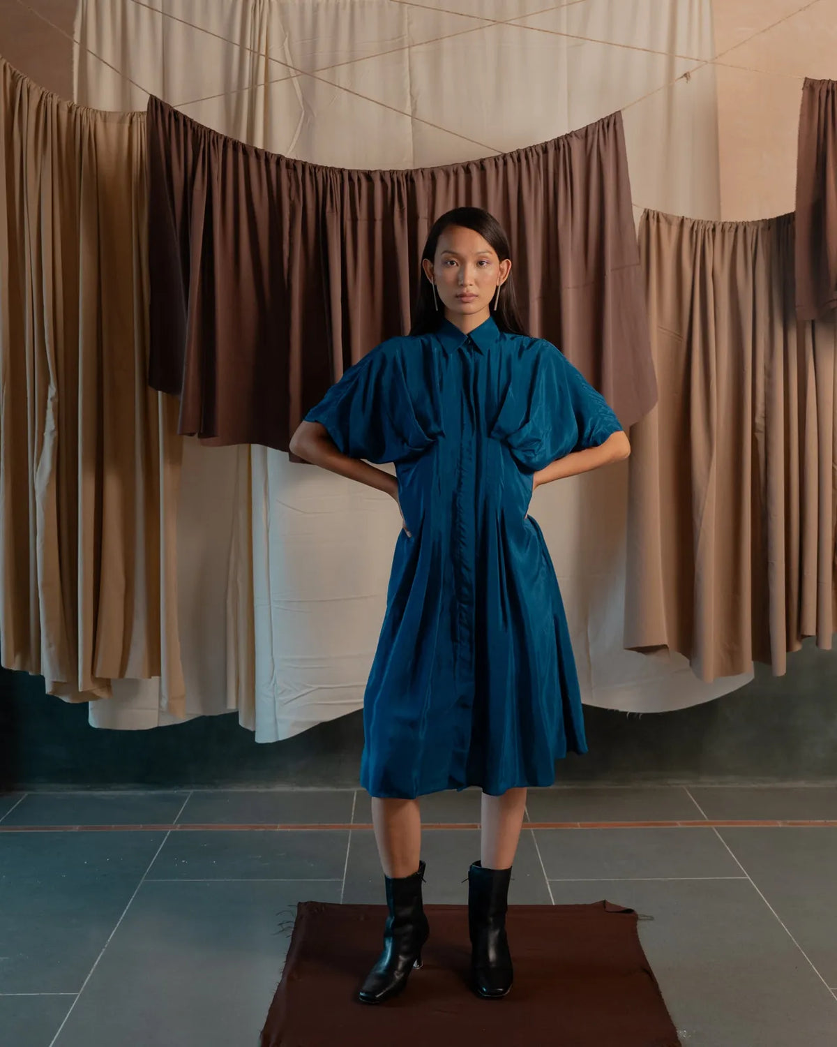 pleated shirt dress, image 20