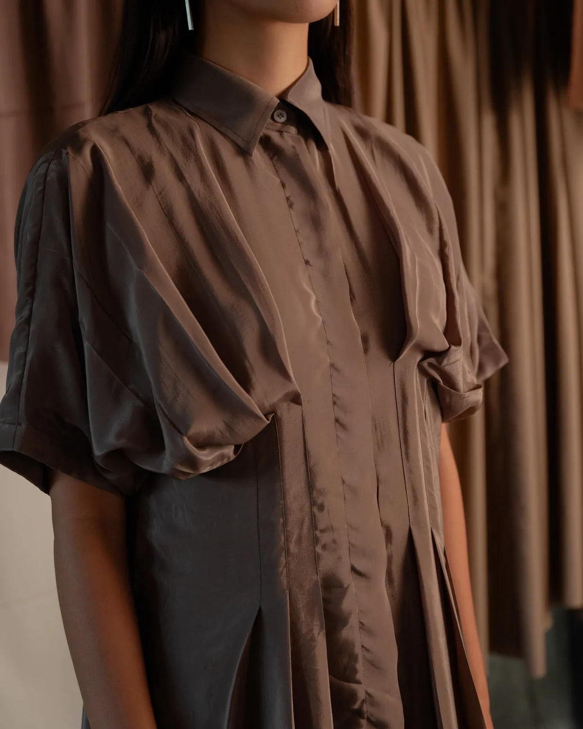 pleated shirt dress, image 42
