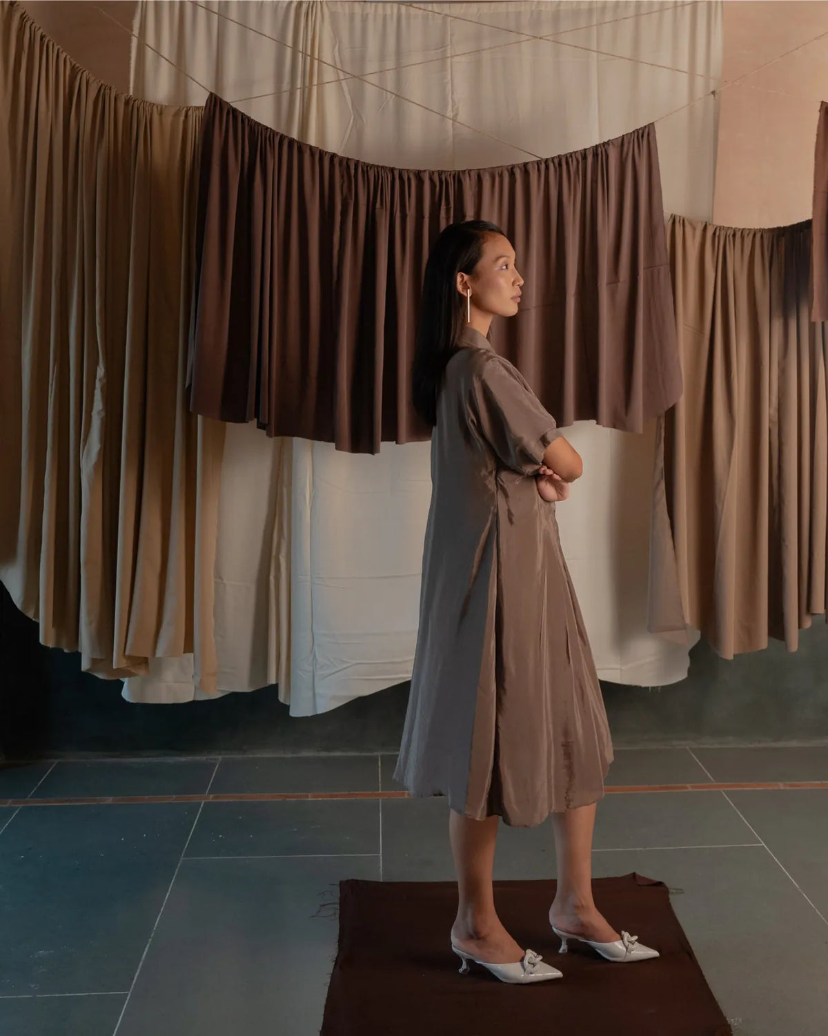 pleated shirt dress, image 43