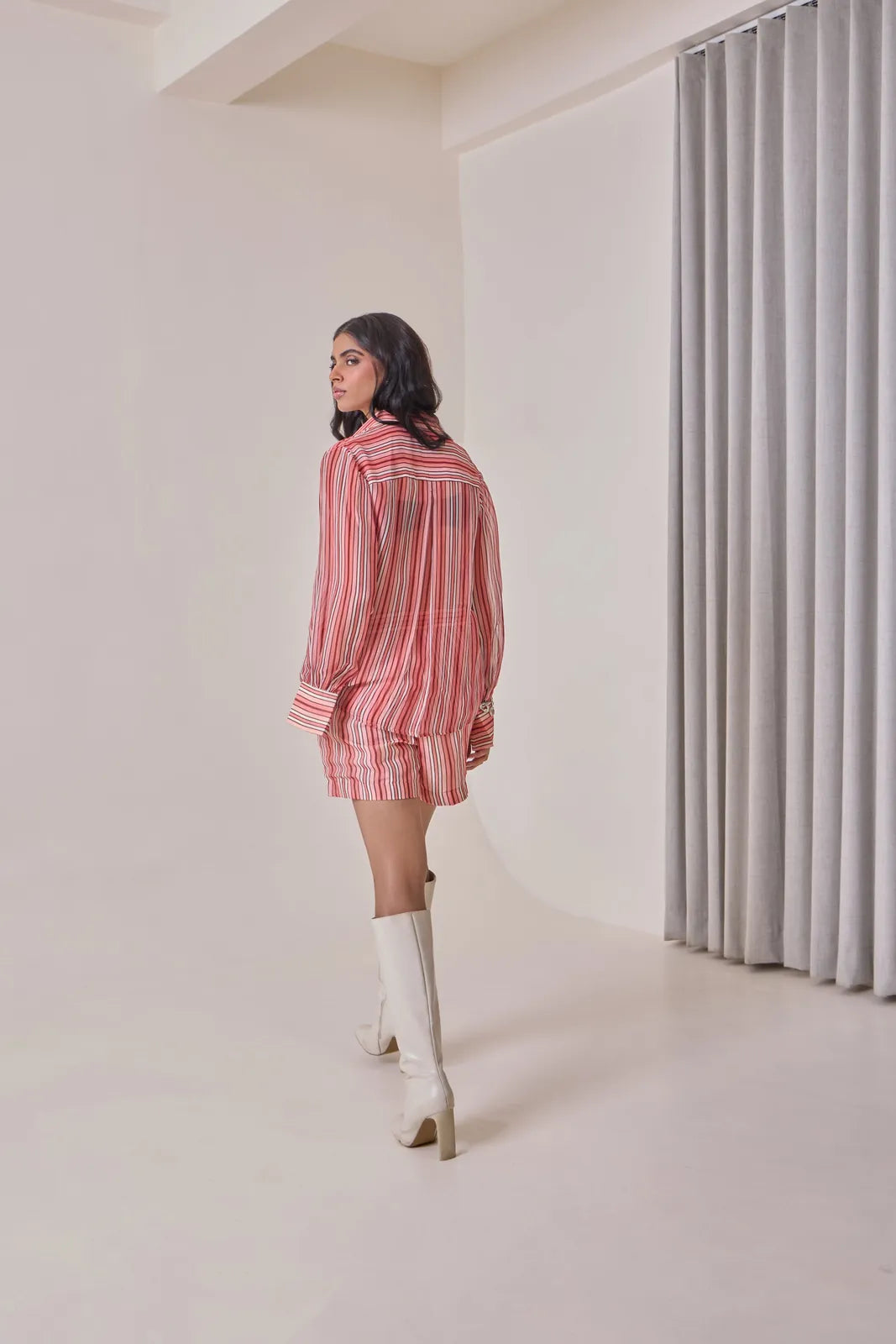 plum striped shirt, image 5