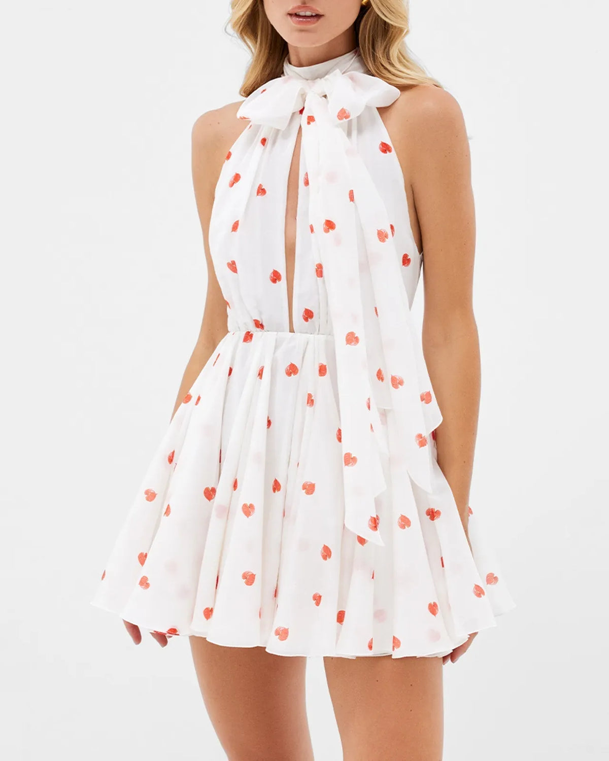 polka heart chinensis dress, image 3