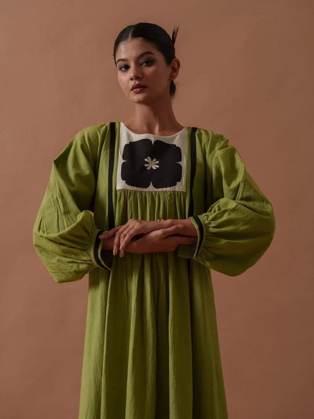 primrose dress | forest green, image 1