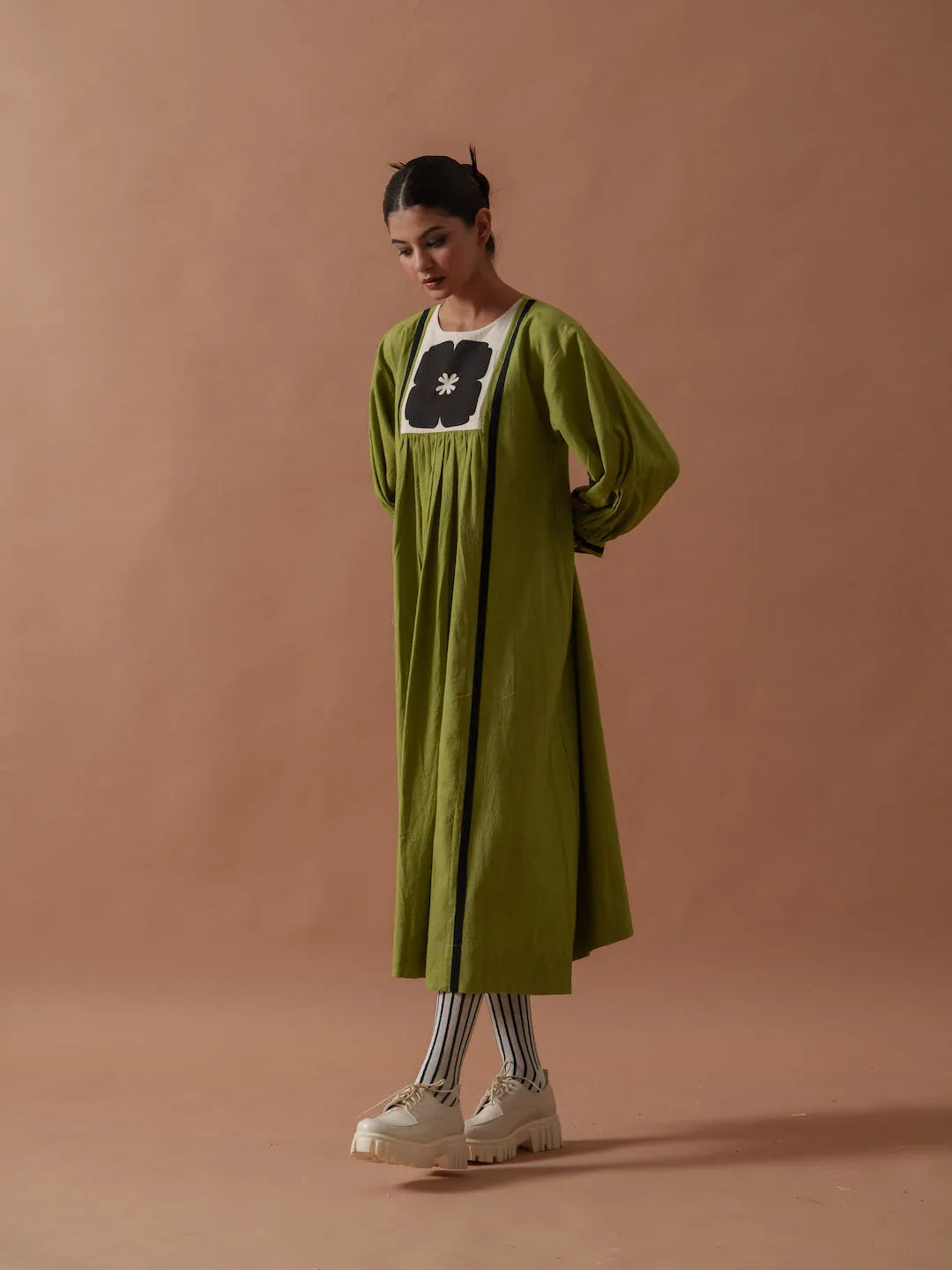 primrose dress | forest green, image 2