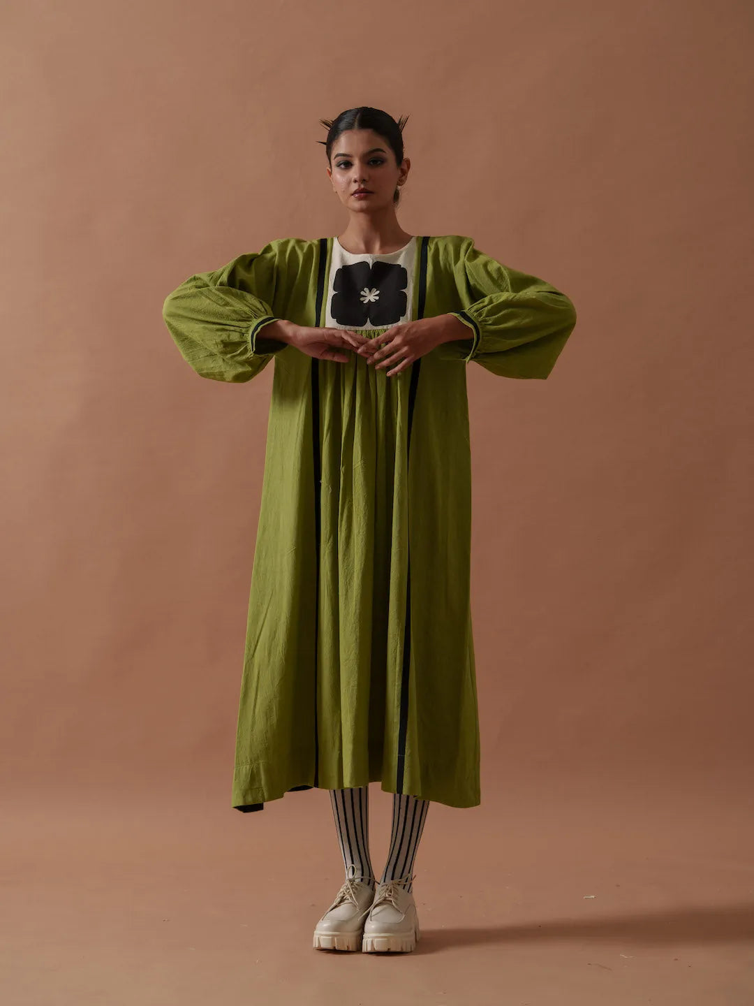 primrose dress | forest green, image 4