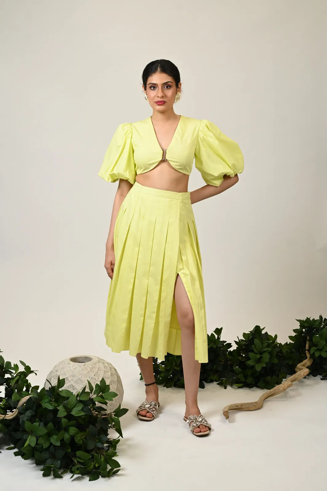 rhea chopra in pineapple paradise top, image 7